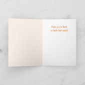 Carte Dizzy Woozy Poulet Se Bien (Intérieur)