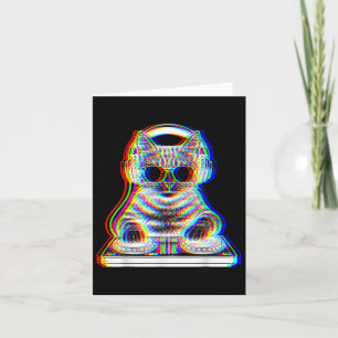 Carte Dj Cat Edm Musique Drôle Cadeaux Pour Hommes Amour