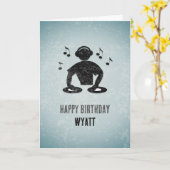 Carte DJ / Musicien - Graphique de mixage sonore, Votre (Fleur jaune)