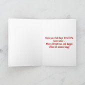 Carte DJ Santa Noël (Intérieur)