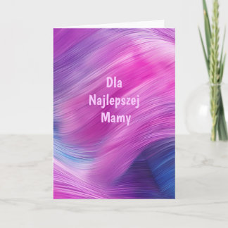 Carte Dla Najlepszej Mamy – Pastelowa Akwarela