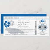 Carte d'Mariage d'embarquement en Jamaïque (Devant / Derrière)