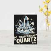 Carte Do I Collect Rocks Of Quartz I Do Funny Crystal Co (Fleur jaune)