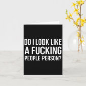 Carte Do I Look Like A Foring People Person  (Fleur jaune)
