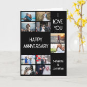 Carte do-it-yourself 10 photo anniversaire mariage simpl (Fleur jaune)