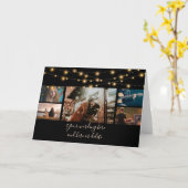 Carte do-it-yourself 5 anniversaire photo mariage lumièr (Fleur jaune)