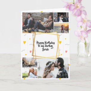 Carte do-it-yourself 6 photo couple romantique cadre d
