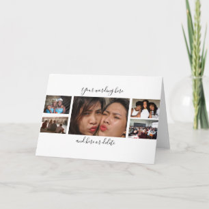 Carte do-it-yourself 7 photo graduation amis famille per