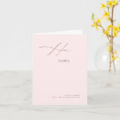 Carte do-it-yourself Couleurs Élégante Luxe Calligraphie (Fleur jaune)