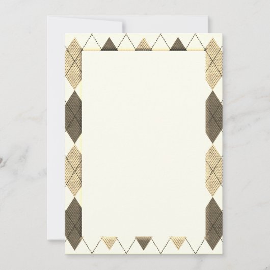 Carte do-it-yourself Jacquard Sepia (Devant)