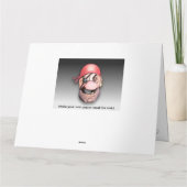 Carte do-it-yourself Masque Papier Monster Hallowe (Dos)