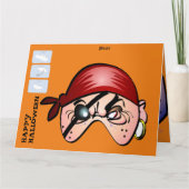 Carte do-it-yourself Masque Papier Monster Hallowe (Devant)