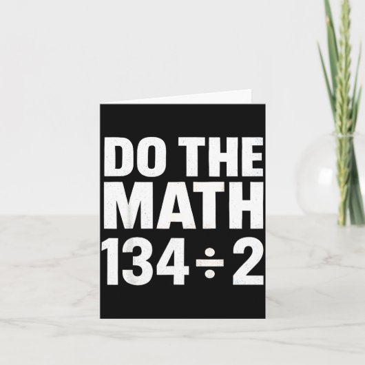 Carte Do The Math 67 Funny Meme Six Seven Math Teacher S (Devant)