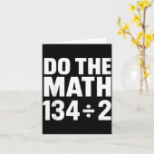 Carte Do The Math 67 Funny Meme Six Seven Math Teacher S (Fleur jaune)