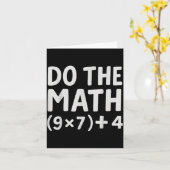 Carte Do The Math 67 Meme (Fleur jaune)