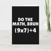 Carte Do The Math Meme 67 (Devant)