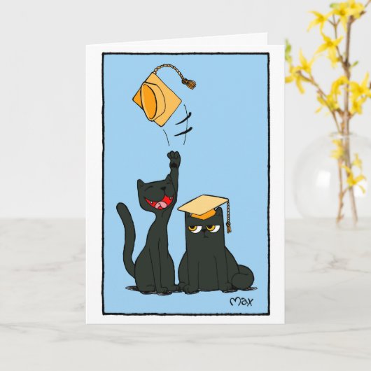 CARTE d'OATgraduation (Fleur jaune)