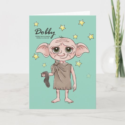 Carte Dobby aquarelle Personnage Art (Devant)