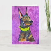 Carte Doberman (Devant)