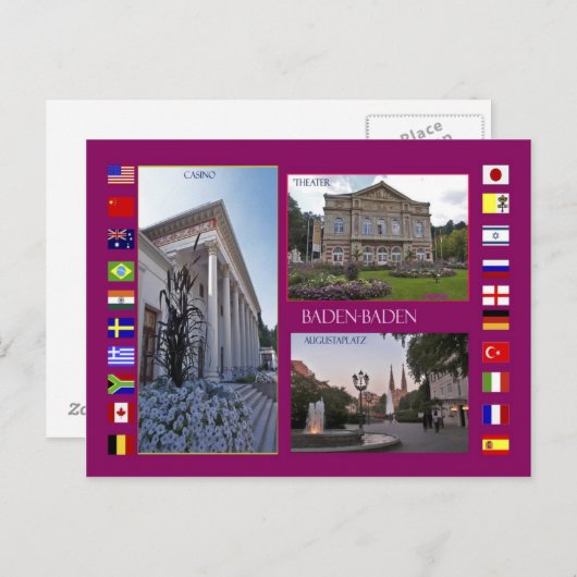 Carte d'observation (Devant / Derrière)