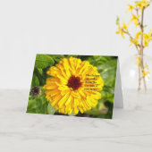 Carte d'obtention du diplôme (Fleur jaune)