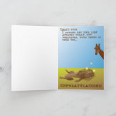 Carte d'obtention du diplôme de girafe (Intérieur)