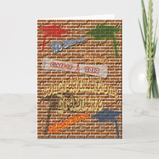 Carte d'obtention du diplôme de graffiti (Devant)