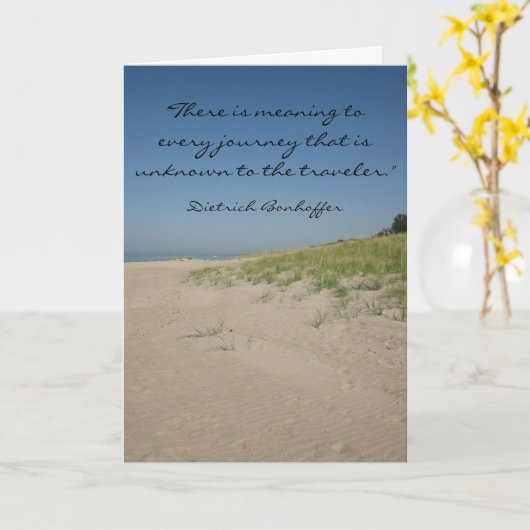 Carte d'obtention du diplôme de plage de Bonhoffer (Fleur jaune)