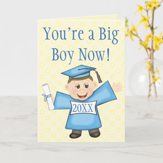 Carte d'obtention du diplôme d'école (Fleur jaune)