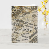 Carte d'obtention d'un diplôme d'études (Fleur jaune)