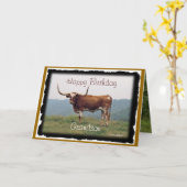 Carte d'occasion (Fleur jaune)