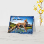 Carte d'occasion de beauté de jungle (Fleur jaune)