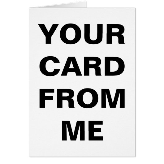 Carte d'occasion spéciale générique (Devant)