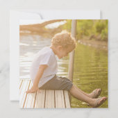 Carte Dock Les Halls Christmas Tree Canoe Plaid Photo (Dos)