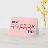 Carte Docteur (Fleur jaune)