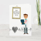Carte Docteur À L'Anniversaire (Devant)