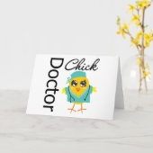 Carte Docteur Chick (Fleur jaune)