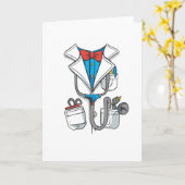 Carte Docteur Coat (Fleur jaune)