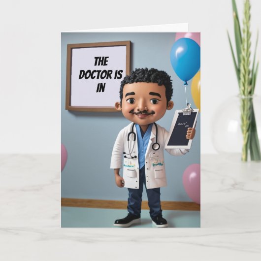 Carte Docteur dans Funny Docteur Anniversaire (Devant)