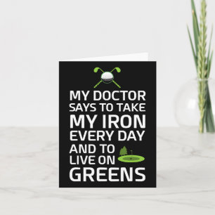 Carte Docteur Dit Prendre Du Fer Chaque Jour En Vie Sur