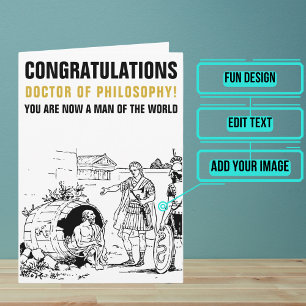 Carte Docteur en Philosophie Doctorat Diogène Diogène Ca