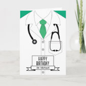 Carte Docteur Uniform Joyeux anniversaire (Devant)