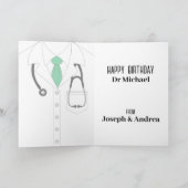 Carte Docteur Uniform Joyeux anniversaire (Intérieur)