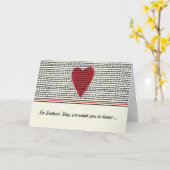 Carte Docteurs Day Heart du groupe (Fleur jaune)