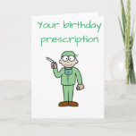CARTE *DOCTOR'S* BIRTHDAY *DOUBLE DOSE DE FUN & RELAX*<br><div class="desc">THIS "PRESCRIPTION IS PERFECT" FOR THE ****DOCTOR** IN YOUR LIVE... A DOUBLE DOSE DE RELAXATION ET DE FUN ! THEY WORK SO HARD AND THEY REALLY DO DESERVE EVEN MORE ON THEIR SPECIAL DAY. THANK YOU FOR STOP BY ONE OF MY NINE STORES AT ZAZZLE AND CHECK OUT ALL MY...</div>