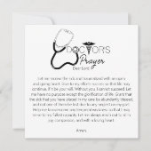Carte Doctors Prayer (Devant)