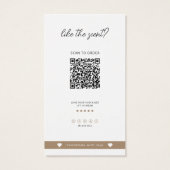 Carte d'odeur de bougie, Échantillons de bougie In (Dos)