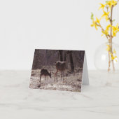 Carte Doe et fawn..... (Fleur jaune)