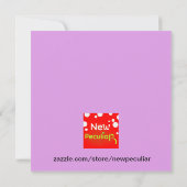 Carte d'oeil magique Enchantée Imaginaire violet D (Dos)