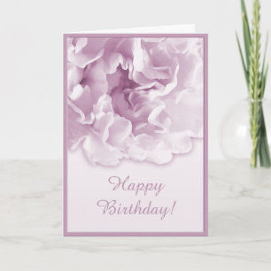 Carte d'oeillet couleur rose
